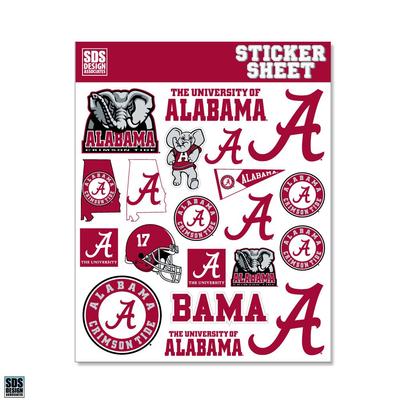 Alabama Standard Sticker Sheet