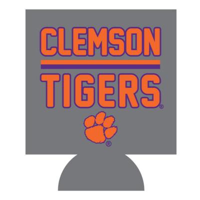 Clemson Tigers Bar Logo Koozie