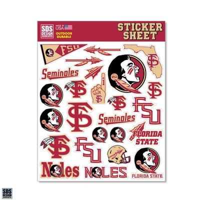 Florida State Standard Sticker Sheet