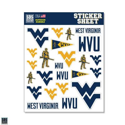 West Virginia Standard Sticker Sheet