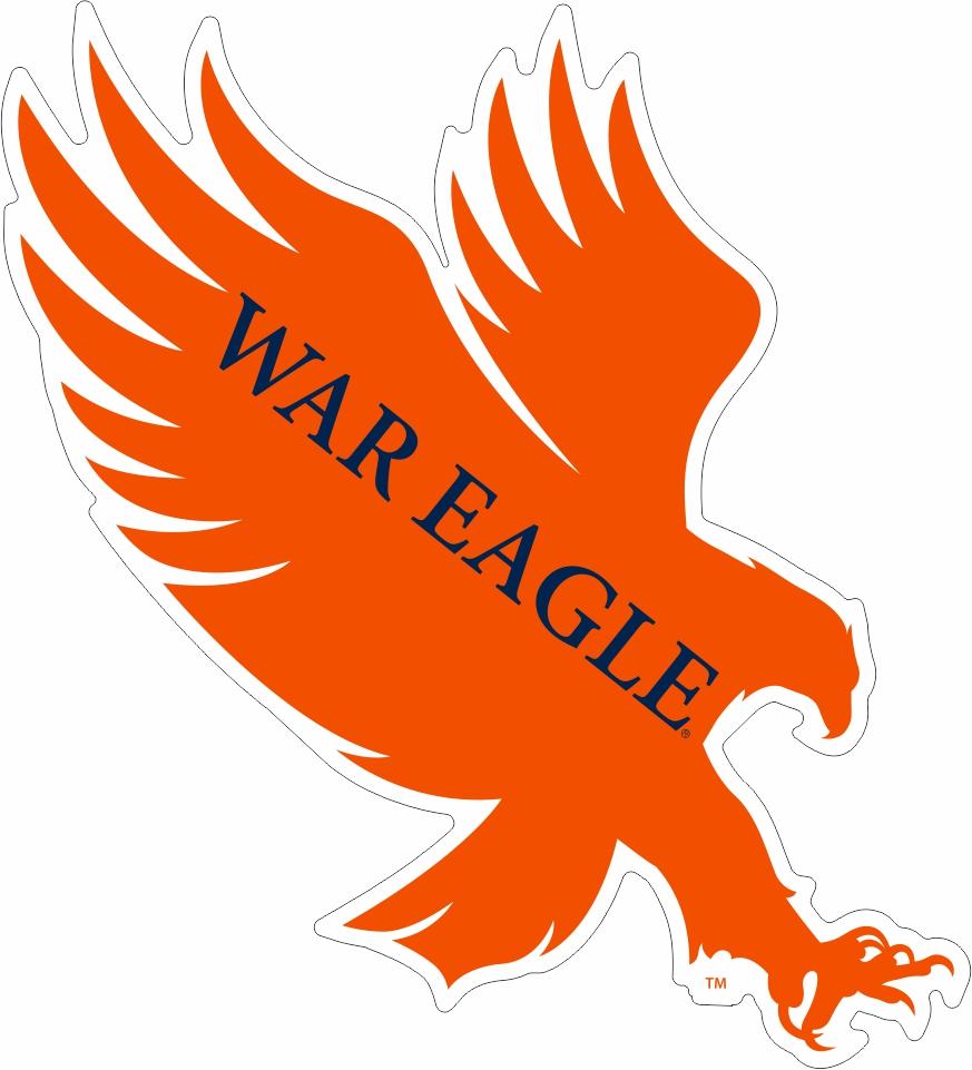 Aub | Auburn 4 War Eagle Decal | Alumni Hall