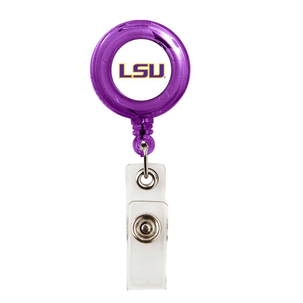 New! Louisiana State Tigers Safety Clip Lanyard NCAA Key ID Badge