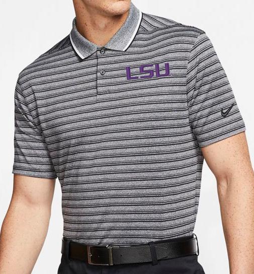 lsu golf polo