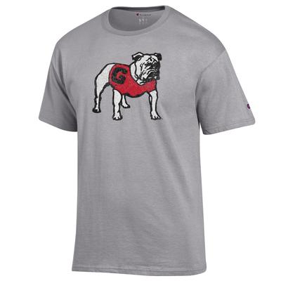 Georgia Champion Giant Standing Bulldog Tee Shirt