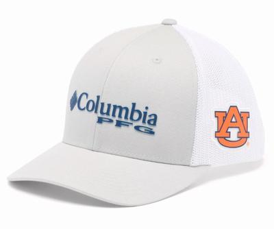 Youth Columbia Navy Auburn Tigers Collegiate PFG Snapback Hat