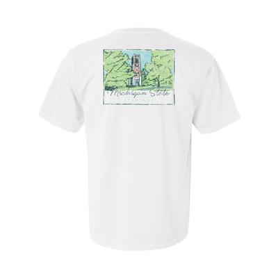 Michigan State Summit Women's Hand Drawn Campus Short Sleeve Tee