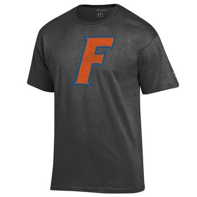 Florida Champion Distressed F Logo Tee GRANITE_HTHR