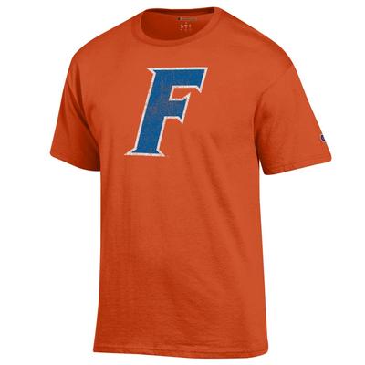 Florida Champion Distressed F Logo Tee ORANGE