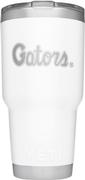  Florida Yeti 30oz White Powder Coated Gators Script Rambler