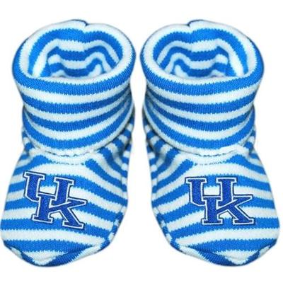 Kentucky Infant Striped Booties 