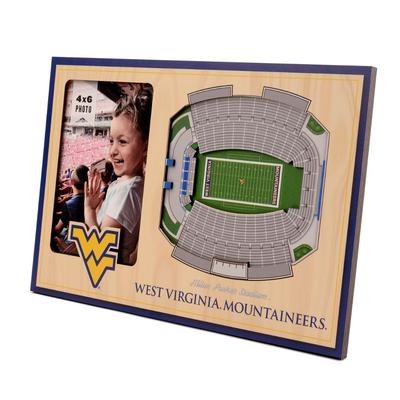 West Virginia 3D Stadium Views Picture Frame