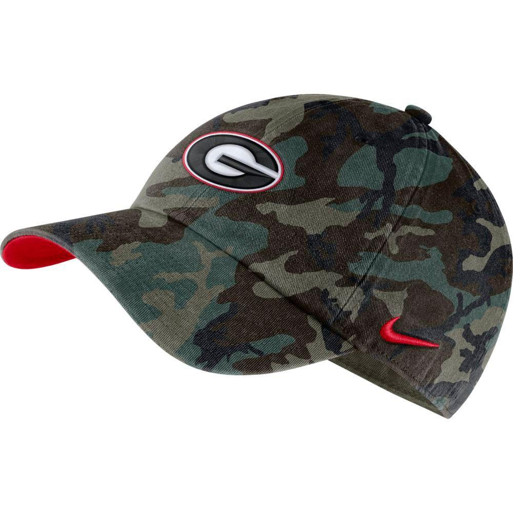 nike camo cap