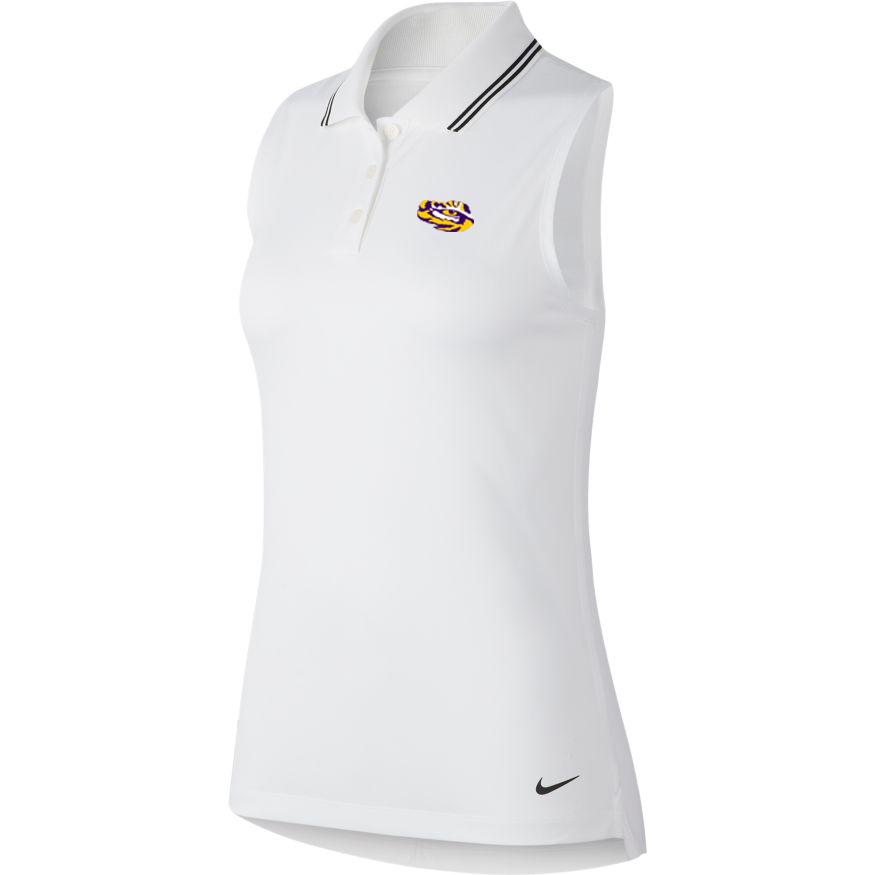 lsu golf polo