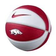  Arkansas Nike Mini Rubber Basketball