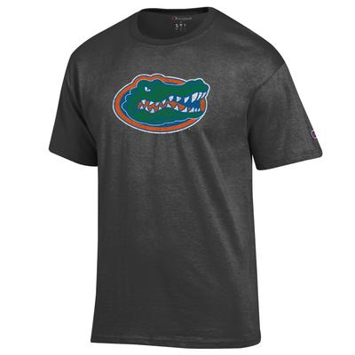 Florida Champion Giant Logo Gator Head Tee GRANITE_HTHR