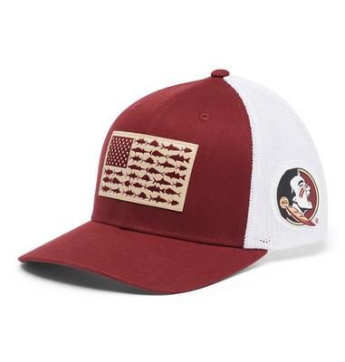 Florida State Columbia Men's PFG Fish Flag Mesh Cap