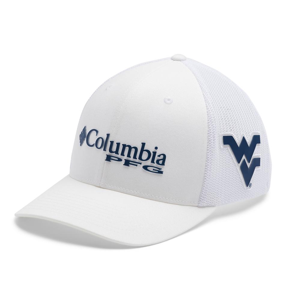 WVU, West Virginia Columbia PFG Mesh Hat