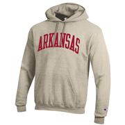  Arkansas Champion Fleece Screen Print Arch Hoodie