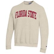  Florida State Champion Fleece Screen Print Arch Crew