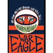  Auburn My House Garden Flag