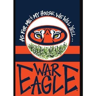 Auburn My House Garden Flag