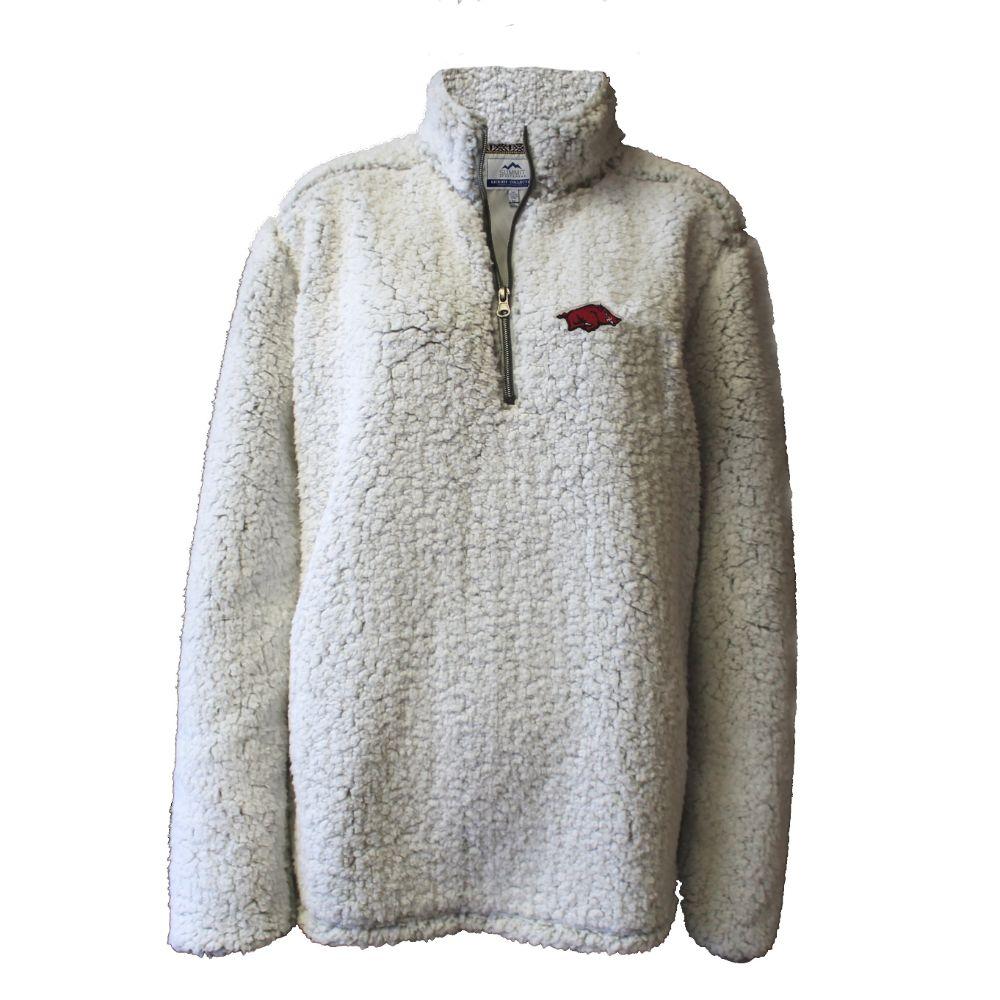 Razorbacks | Arkansas Summit Sherpa 1/4 Zip Pullover | Alumni Hall