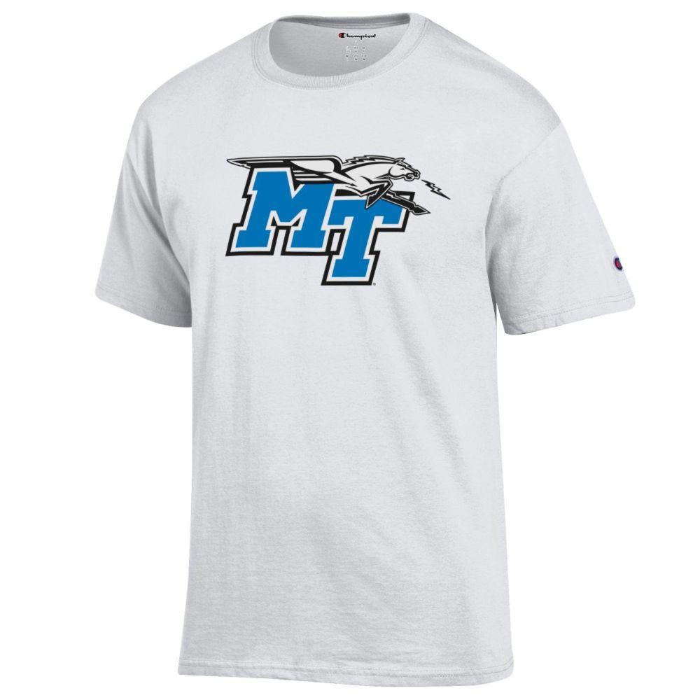 MTSU | MTSU Champion Men's Giant Logo Tee Shirt | Alumni Hall