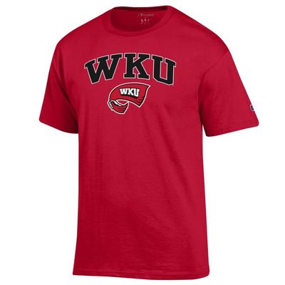 Western Kentucky Champion Men's Arch Towel Logo Tee Shirt