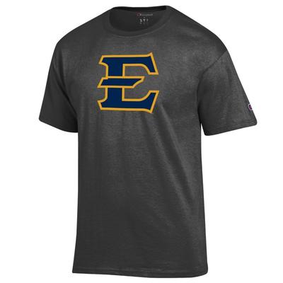 ETSU Champion Giant Logo Tee Shirt GRANITE_HTHR