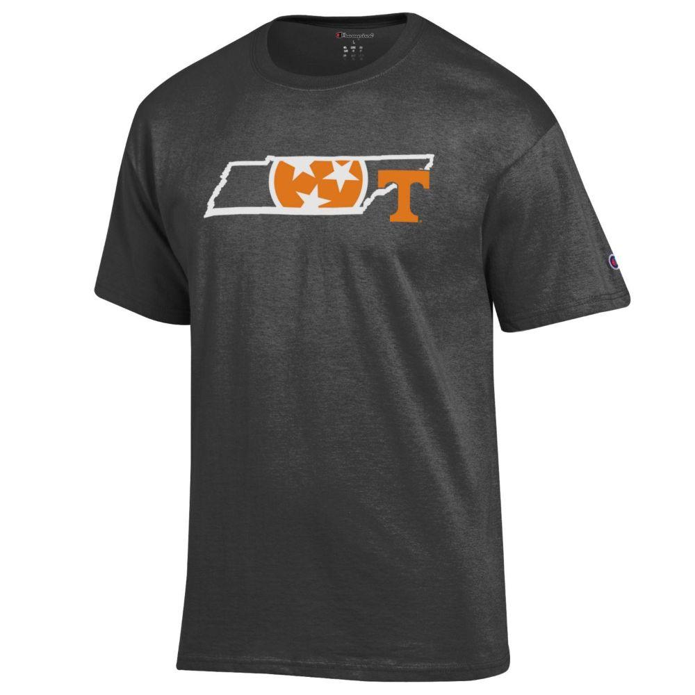 Vols | Tennessee Champion Men's Tri Star State Tee Shirt | Alumni Hall