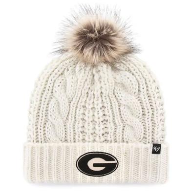 Georgia 47' Brand Women's Meeko Fur Pom Knit Beanie