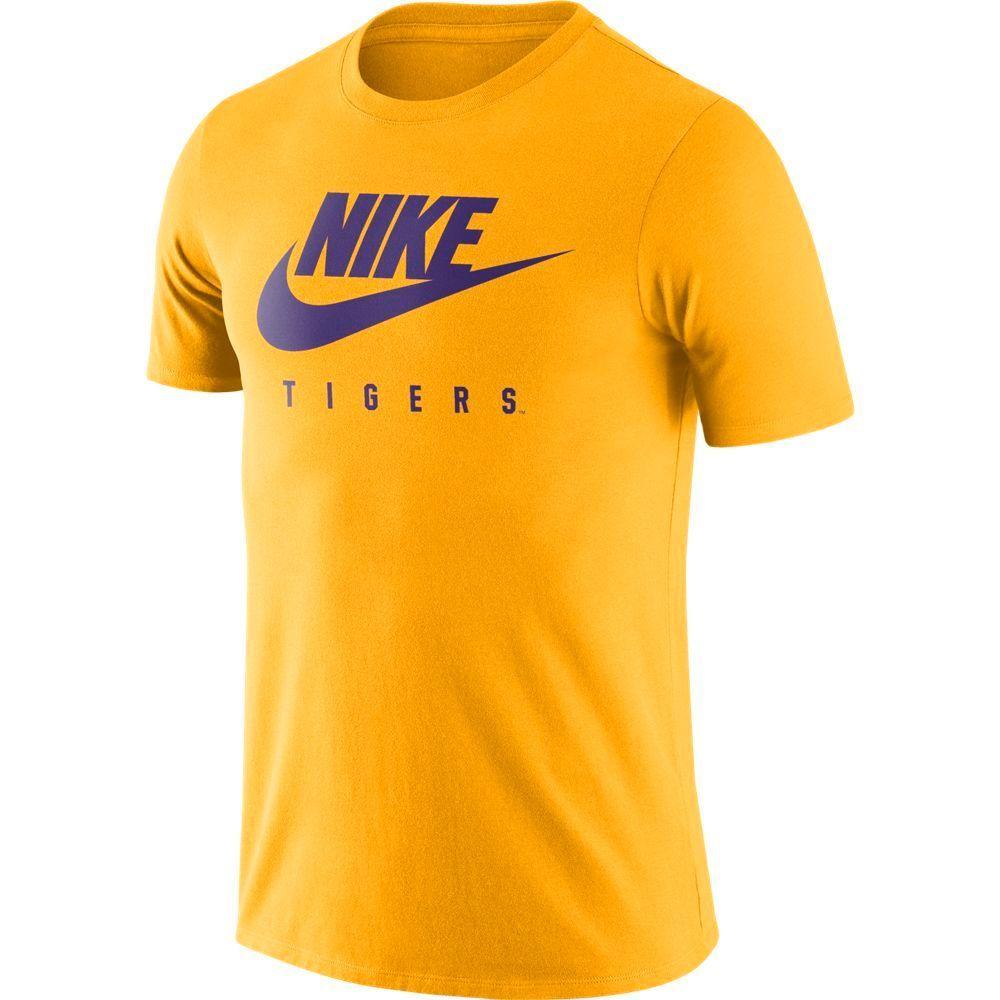 Nike Men's T-Shirt - Yellow - L