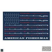  Seasons Design Boone American Fisherman Decal