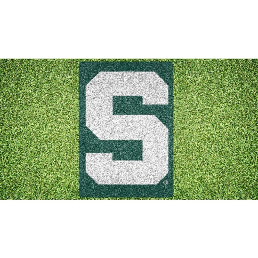 Spartans Michigan State S Logo Lawn Stencil Kit Alumni Hall