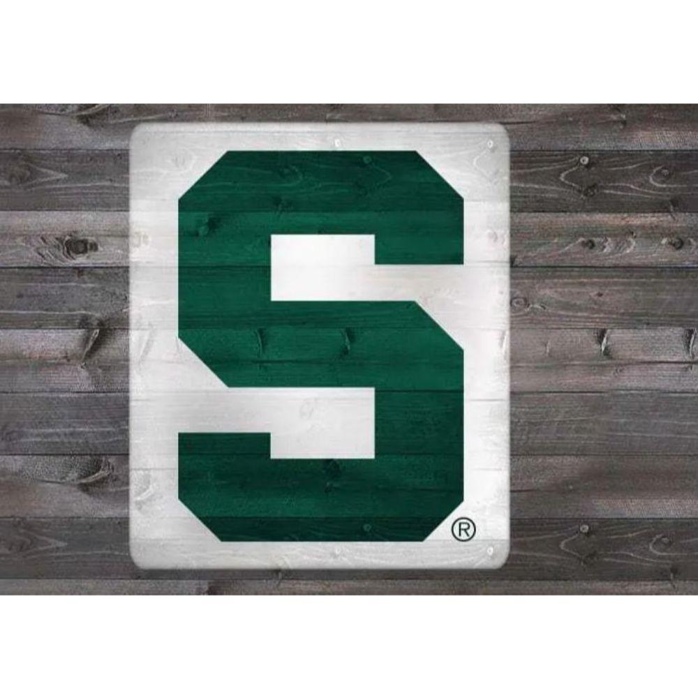 Spartans Michigan State S Logo Stencil Kit Alumni Hall