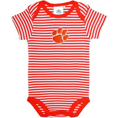 Clemson Striped Infant Bodysuit