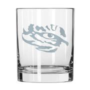  Lsu 14 Oz Frost Rock Glass