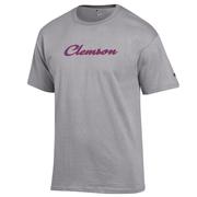  Clemson Champion Women's Basic Script Tee