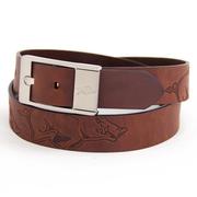  Arkansas Eagles Wings Brandish Leather Belt