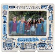  Unc Tar Heels Julia Gash 4 X 6 Inch Distressed Picture Frame