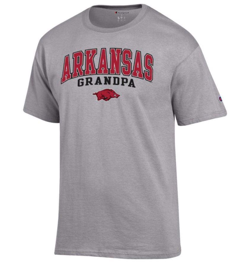 Champion Razorbacks Grandpa Graphic Short Sleeve T Shirt