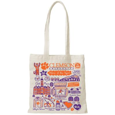 Clemson Girl: Clemson Girl customized clear tote bags + a giveaway!