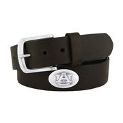  Auburn Zep- Pro Brown Leather Concho Belt