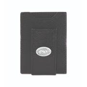  Arkansas Zep- Pro Black Leather Concho Front Pocket Wallet