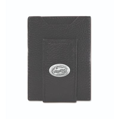 Florida Zep-Pro Black Leather Concho Front Pocket Wallet