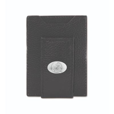 Florida State Zep-Pro Black Leather Concho Front Pocket Wallet