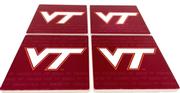  Virginia Tech 4 Pk Drink Coaster Set