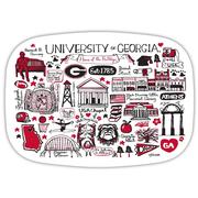  Georgia Julia Gash 14 Inch Serving Platter