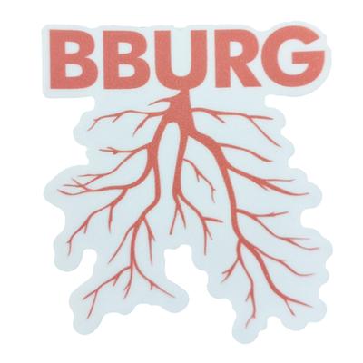 Blacksburg Seasons Designs Roots Rugged Sticker