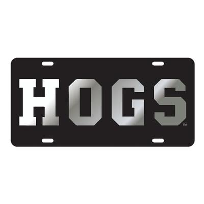 Arkansas Hogs License Plate
